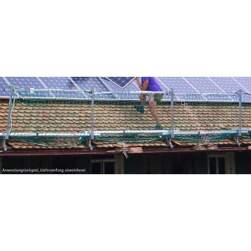Montierte BAVARIA Konsolen Dachschutzwand mit Geländer Pfosten 740