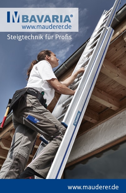 Banner Mauderer Steigtechnik für Profis